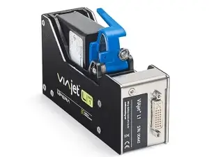A close up image of the Matthews Marking l-series printhead