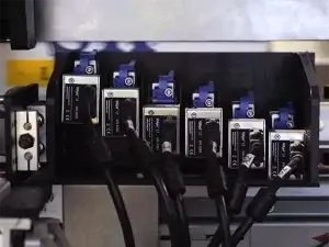 L-series printheads stacked in line from Matthews Marking Solutions
