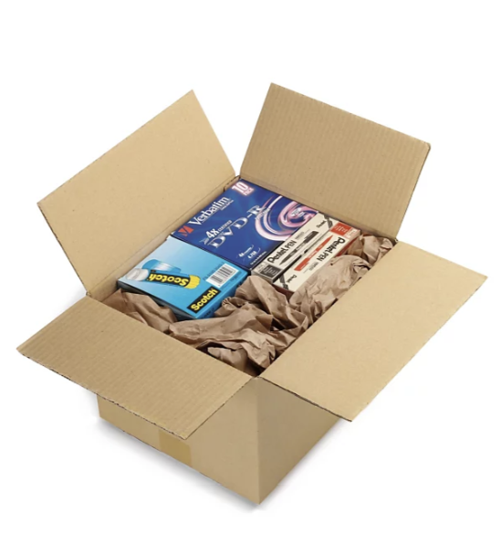 Removing the shifting of products by filling the void with Ranpak's TT fanfold paper.