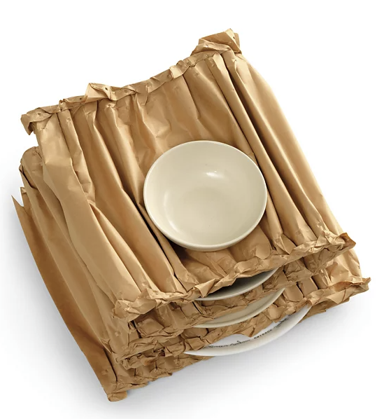 Paper wrapping is one way Ranpak can bring versatility to your setup. Perfect for interleaving or wrapping products quickly for protective shipping.